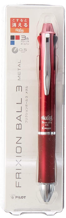 Pilot Frixion Ball 3 金属 0.5 毫米渐变红色 LKFB150EF-GRR