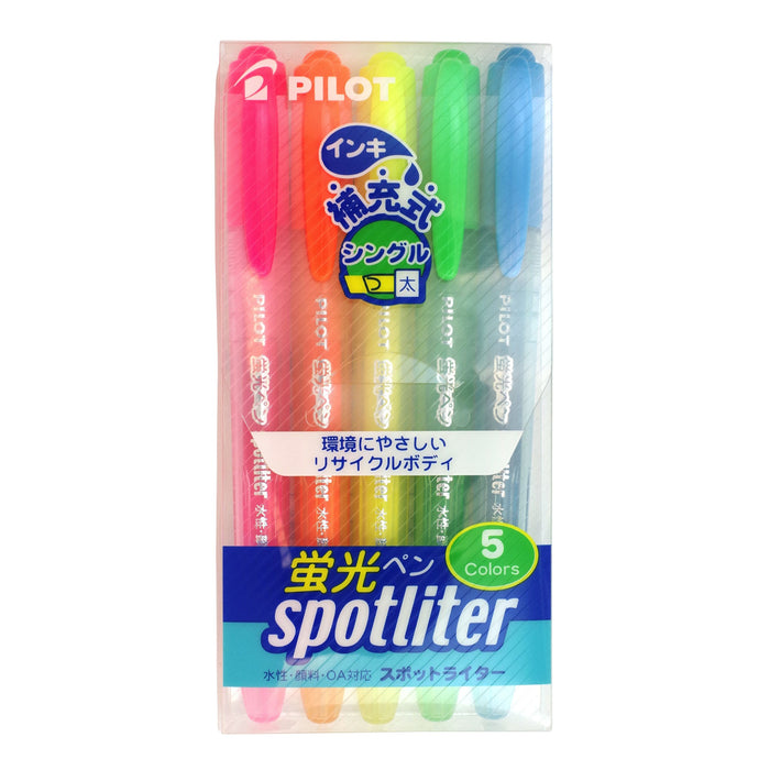 Pilot Spotlighter 5-Color Pack SGR40SL5C Highlighters by Pilot