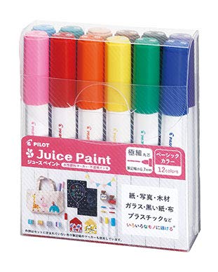 Pilot Marker Juice Paint EF12C SJP-240EF-12C High-Quality Writing Tool by Pilot