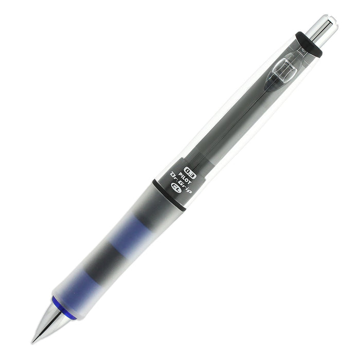 Pilot Doctor Grip Play Border 0.3 Mechanical Pencil in Black X Blue (HDGCL-50R3-PBL)