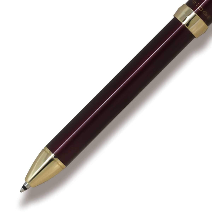 Pilot 3+1 Ridge 多功能书写工具 0.7mm 三色圆珠笔和 0.5mm 尖头酒红色