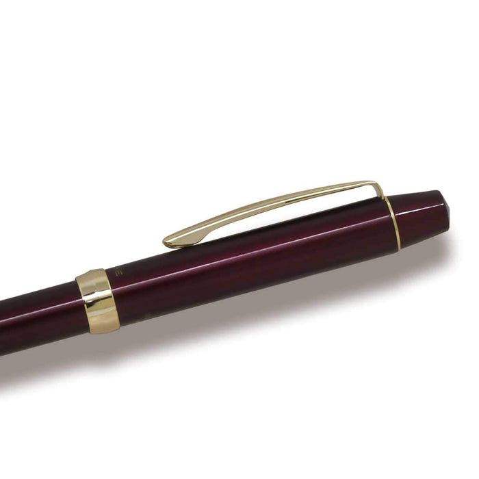 Pilot 3+1 Ridge Multifunctional Writing Instrument 0.7mm 3-Color Ball Pen & 0.5mm Sharp Wine Red