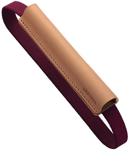 Pilot B6 Wine Red Notebook Band with Leather Pen Holder Pbb-06-Wr