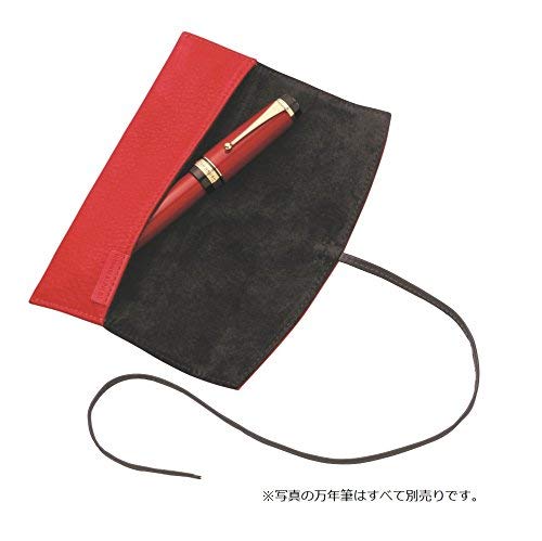 Pilot Pensamble Long Roll Pen Case 1-Pocket Design Vibrant Red