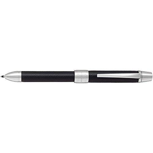 Pilot Ridge Multifunctional 2+1 Black Leather Ballpoint Pen 0.7mm/0.5mm BTHR-3SL-B