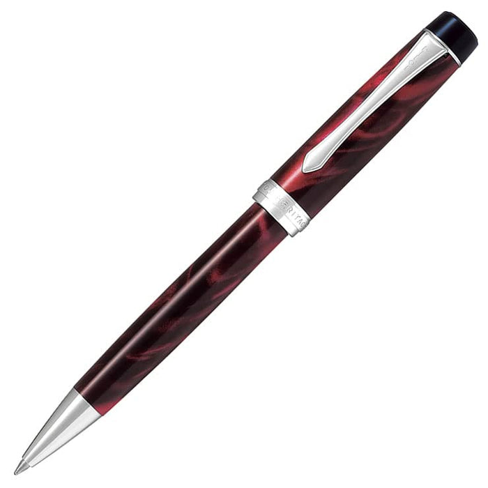 Pilot Custom Heritage 大理石红色圆珠笔 BKVH-15SR 系列