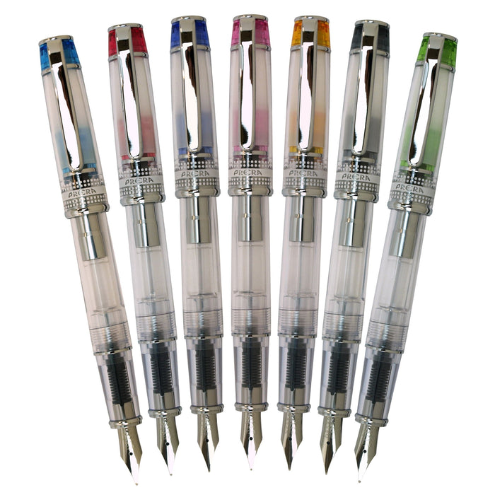 Pilot Prera​​ Iro-Ai 透明蓝色中号笔尖钢笔 Fprn-350R-Tlm