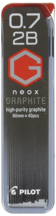 Pilot Neox Graphite 2B Sharp Pencil Refill 0.7mm Pack of 40 Pieces