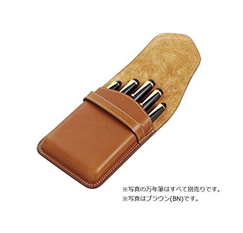 Pilot SLS5-01-BN Brown Cowhide 5-Pen Sheaths Premium Pilot Product