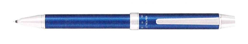 Pilot Evolt Two Plus One Herringbone Blue Multi-Function Pen BTHE150R-HL