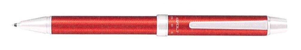 Pilot Two Plus One Evolt Herringbone Red Multi-Function Pen Bthe150R-Hr