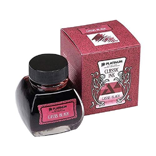 Platinum Fountain Pen Classic Cassis Black Bottle Ink Inkk-2000-15