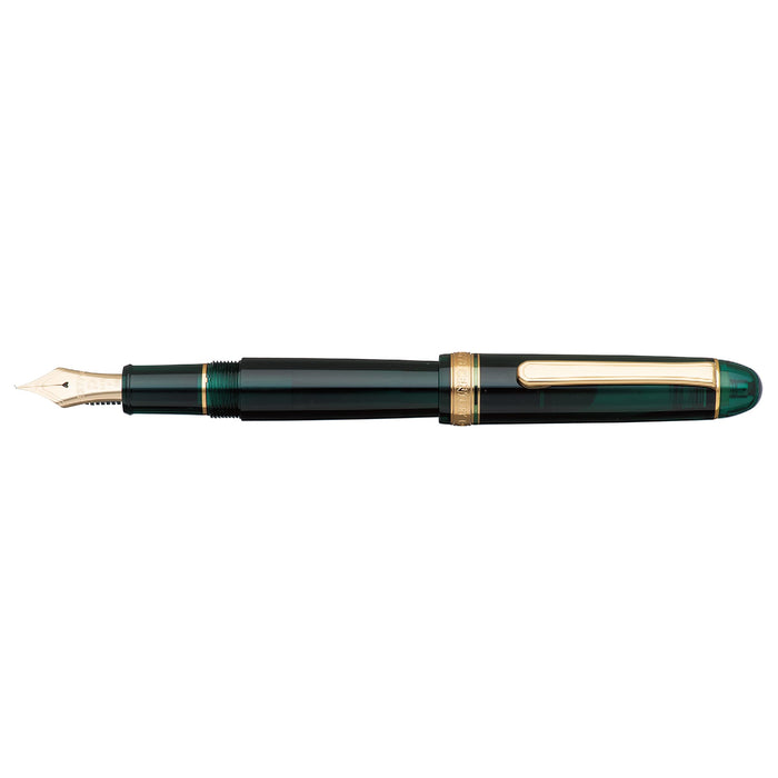 Platinum Fountain Pen #3776 Super Fine Century Laurel Green Pnb-15000#41-9