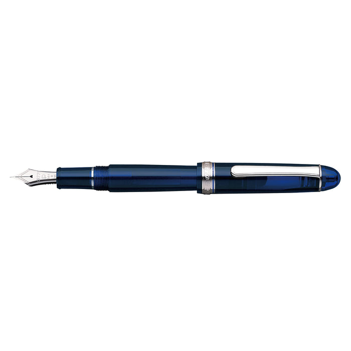 Platinum #3776 Century Fountain Pen - Extra Fine Rhodium Finish Chartres Blue