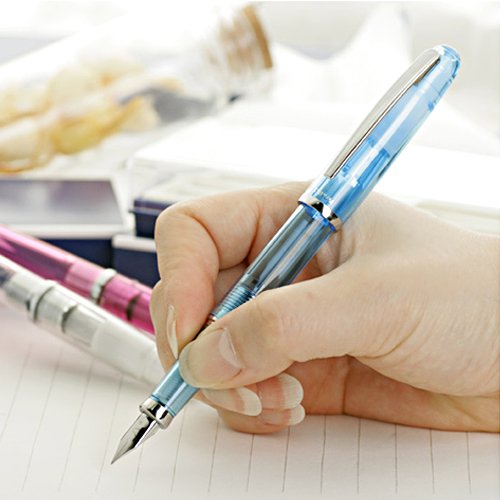 Platinum Fountain Pen Balance - Medium Point Crystal Blue - PGB-3000A#58-3