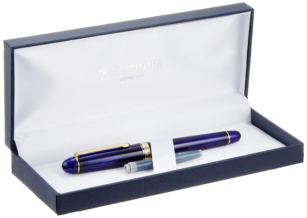 Platinum Century Chartres Blue Fountain Pen Medium Point PNB-13000#51-3