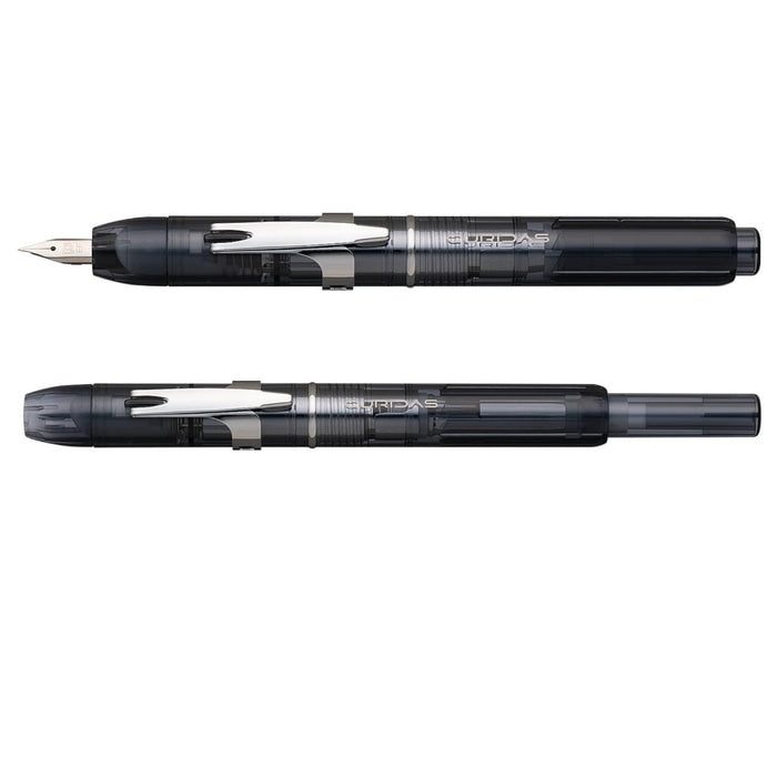 Platinum Curidas Extra Fine Graphite Smoke Fountain Pen PKN-7000#7-1