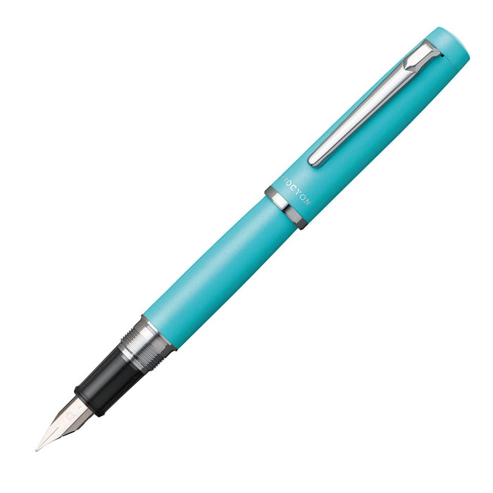 Platinum Fountain Pen Procion Turquoise Blue F Fine Point Dual-Use Pns-5000 52-2