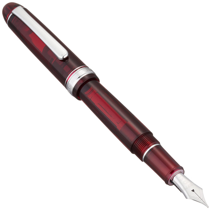 Platinum Fountain Pen 3776 Century Medium Point Rhodium Finish Burgundy PNB-18000CR Dual Use