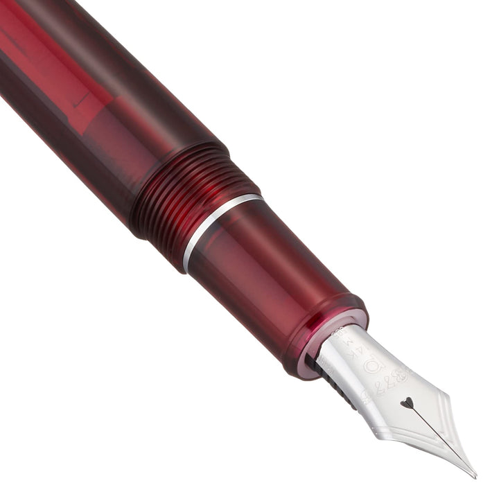 Platinum Fountain Pen 3776 Century Medium Point Rhodium Finish Burgundy PNB-18000CR Dual Use