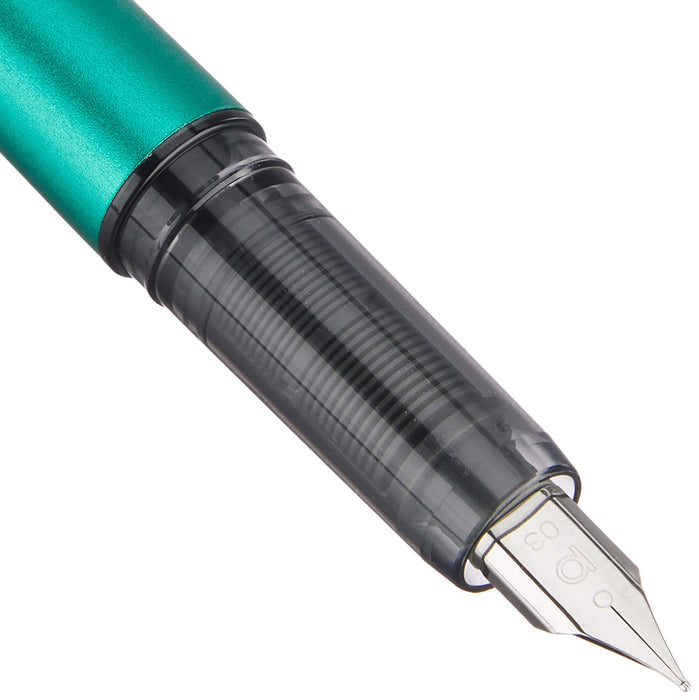 Platinum Plaisir Teal Green Fine Point Fountain Pen Pgb-1500#45-2