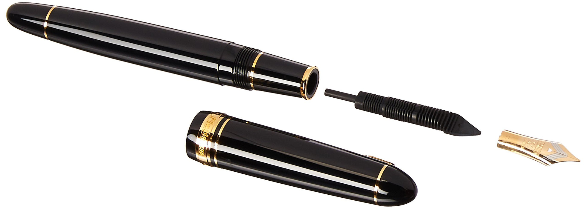 Platinum Brand President Black Fountain Pen with Extra Fine Point