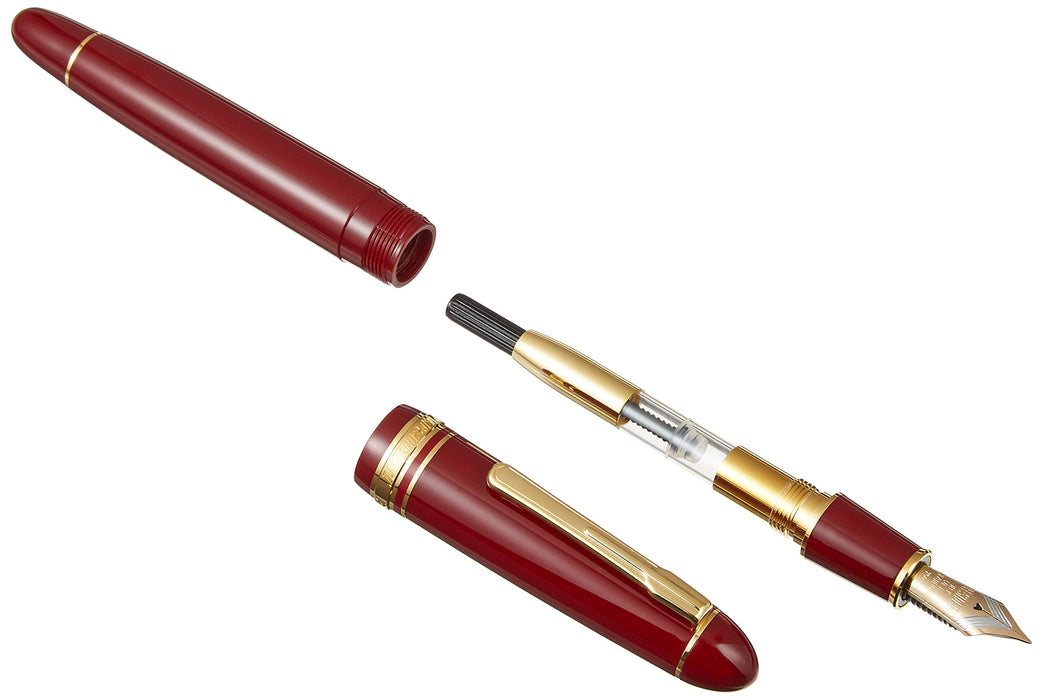 Platinum Fountain Pen President in Ultra Fine Wine Red PTB-20000P#10-9