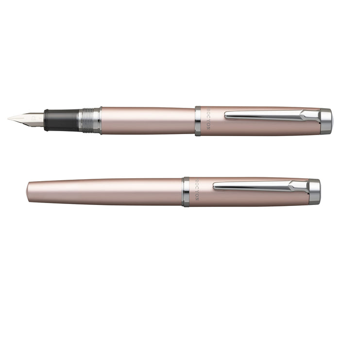 Platinum Fountain Pen Procion Luster Pns-8000#18-2 Rose Gold Fine Point