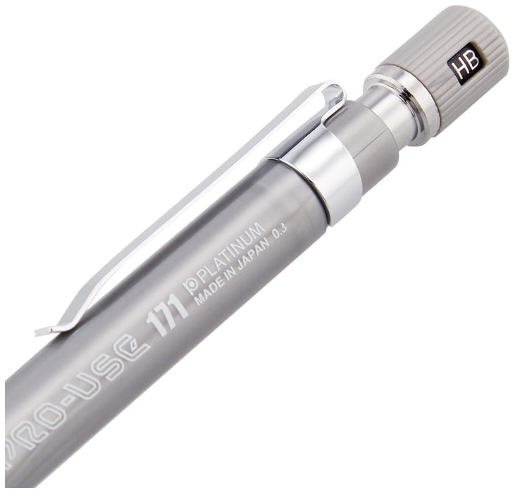 Professional Platinum Fountain Pen Mechanical Pencil - 171 Silver 0.3mm MSDA-1500A#9