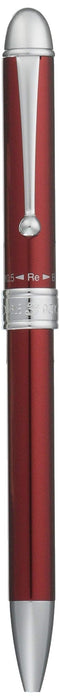 Platinum Fountain Pen Double 3 Action Multifunction Mwb-1000C#70 in Vibrant Red