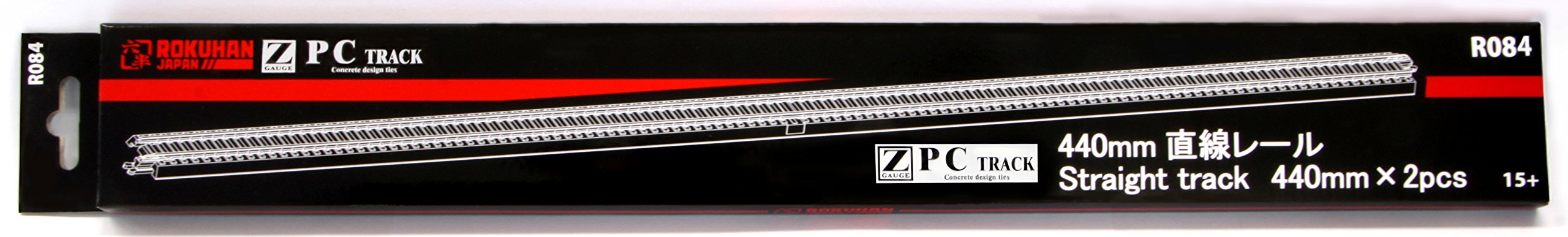 Rokuhan Z Gauge 440mm 直軌 - 2 件套