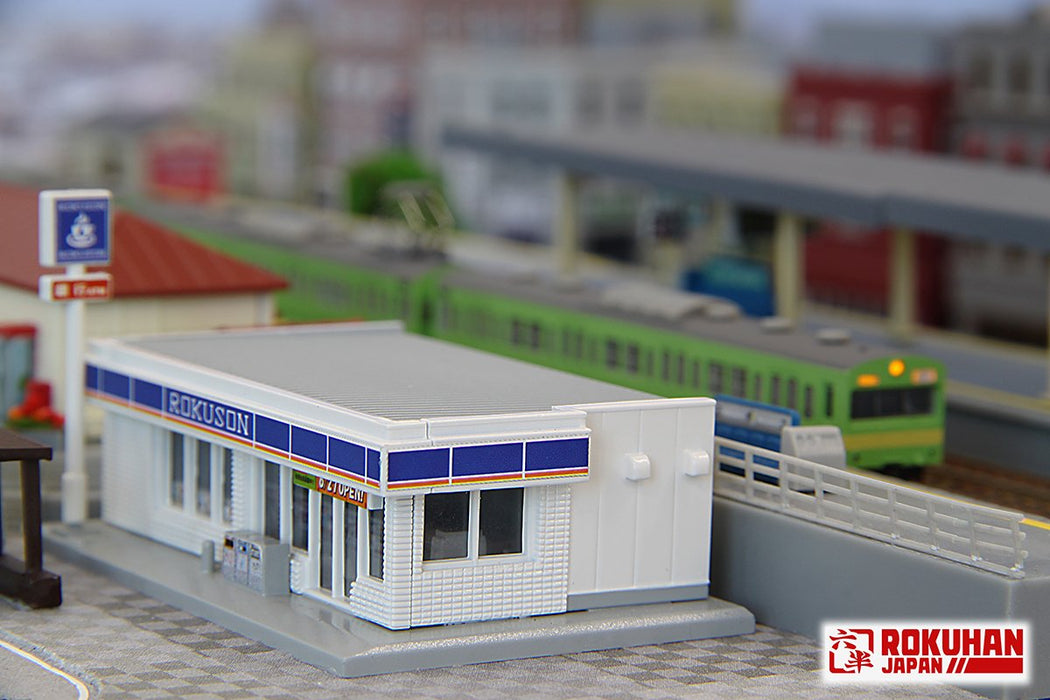 Rokuhan Z Gauge Convenience Store Model White Edition