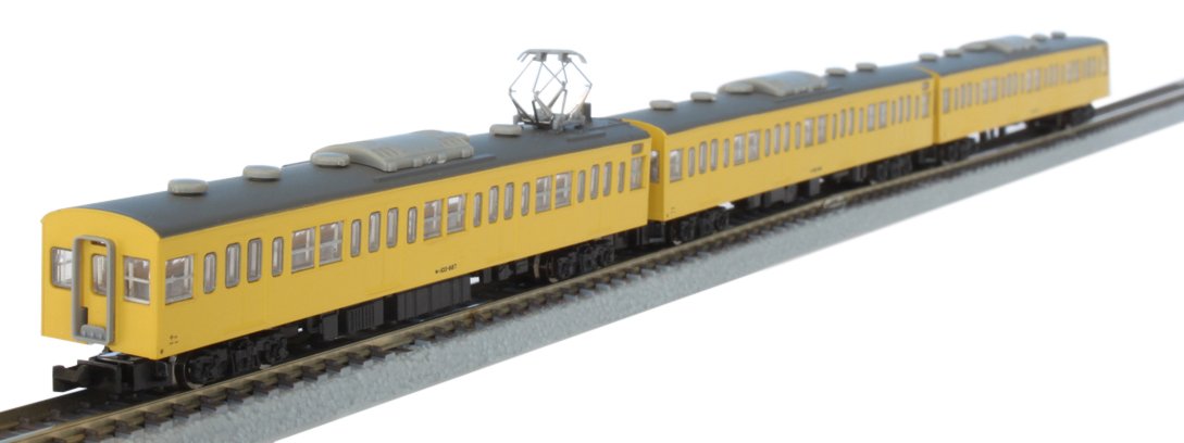 Rokuhan Z Gauge 103 系列金絲雀 3 輛車擴充套件 Sobu Line 型 - Rokuhan T022-4