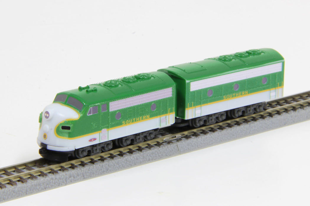 Rokuhan Z Gauge Shorty Emd F7 Southern Railway Diesel Locomotive Model