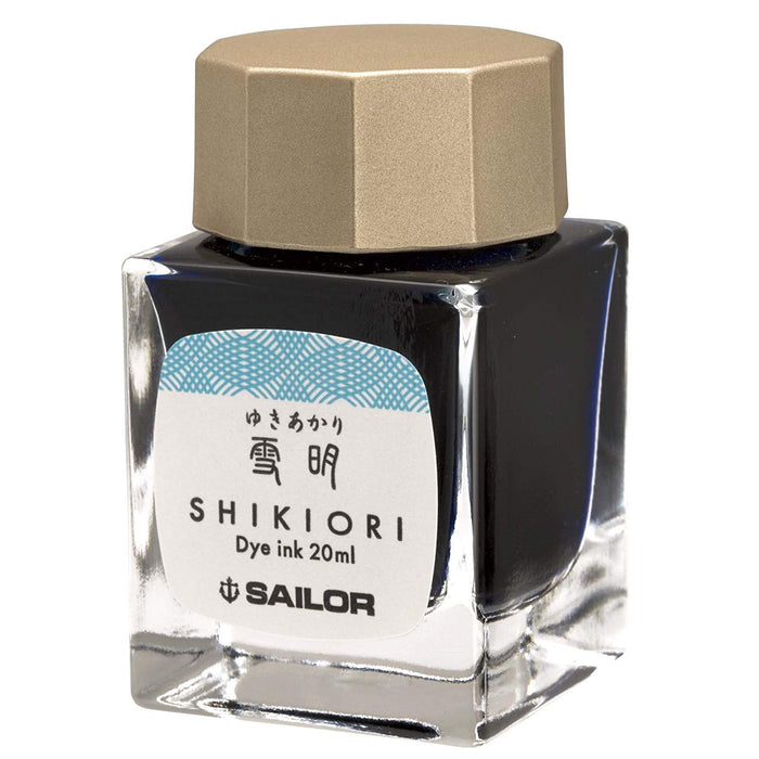 Sailor Fountain Pen with Shikiori Izayoi No Yukimei Bottle Ink Model 13-1008-210