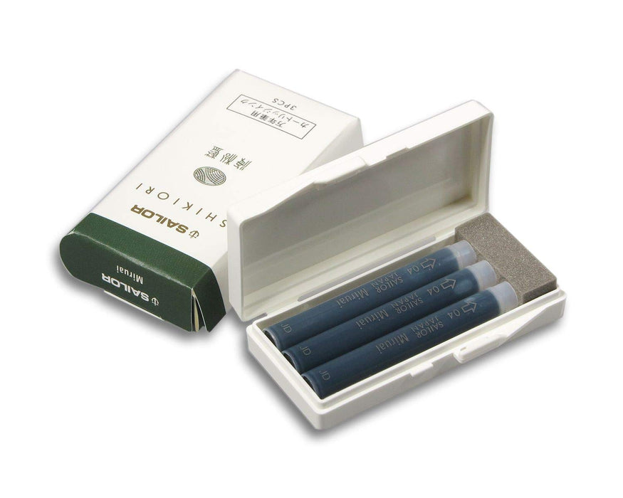 Sailor Fountain Pen Shiki Ori Miruai Ink Cartridge Pack of 3