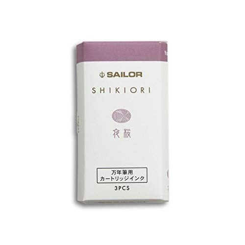 Sailor Fountain Pen Shikiori Yozakura 3 Piece Ink Cartridge Set