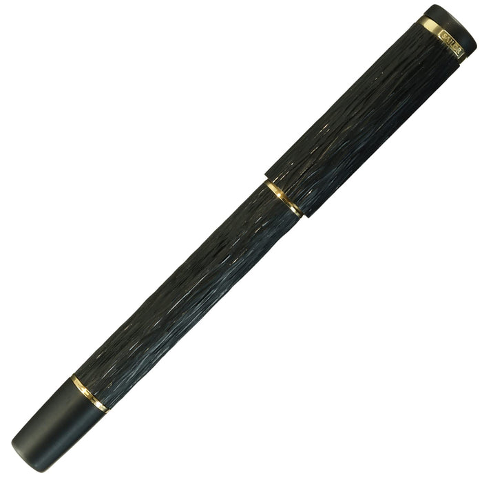 Sailor Fountain Pen Night Wind Fine Point Engraved Ebonite 10-8085-220 Model