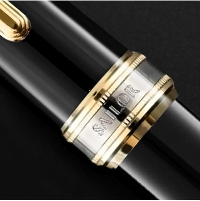 Sailor Fountain Pen Emperor Black Large 21K Medium Point Long Sword M 10-7321-420