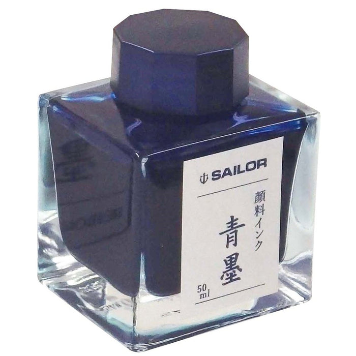 Sailor Fountain Pen Blue Sumi Pigment Ink Bottle 50ml - Model 13-2002-242