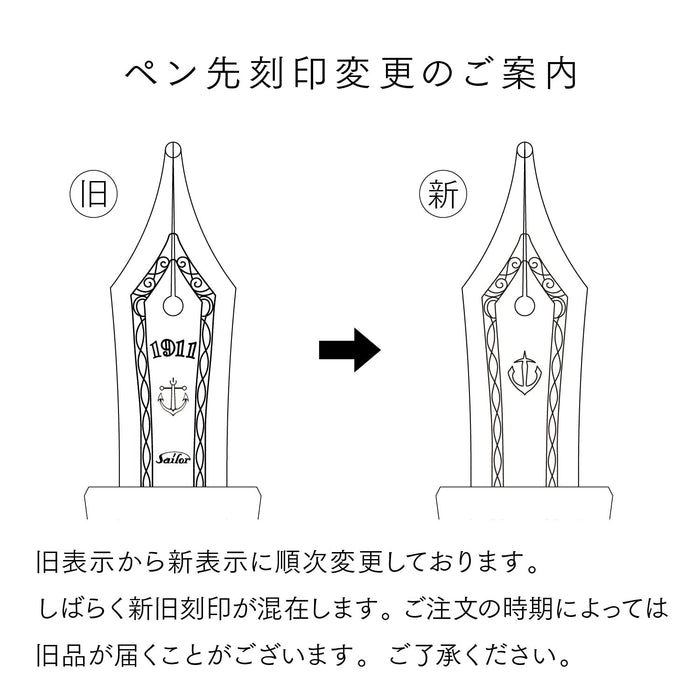 Sailor 鋼筆 Profit 休閒款搭配銀色飾邊超細黑色 11-0571-120