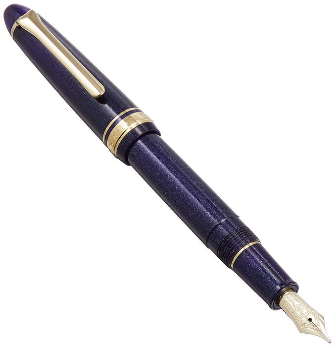 Sailor Fountain Pen Profit Light Gold Trim Bold Shining Blue Model 11-1038-640