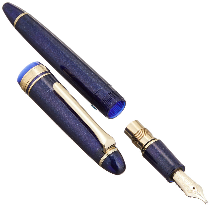 Sailor Fountain Pen Profit Light Gold Trim Shining Blue Music 11-1038-940