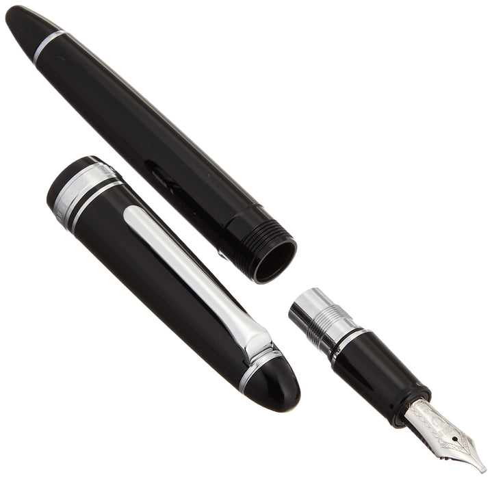 Sailor Fountain Pen Profit Light with Silver Trim Black Music Nib 11-1039-920