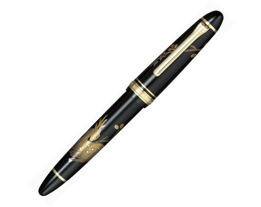 Sailor Profit Makie Medium Point Fountain Pen with Deer Design 11-9518-420