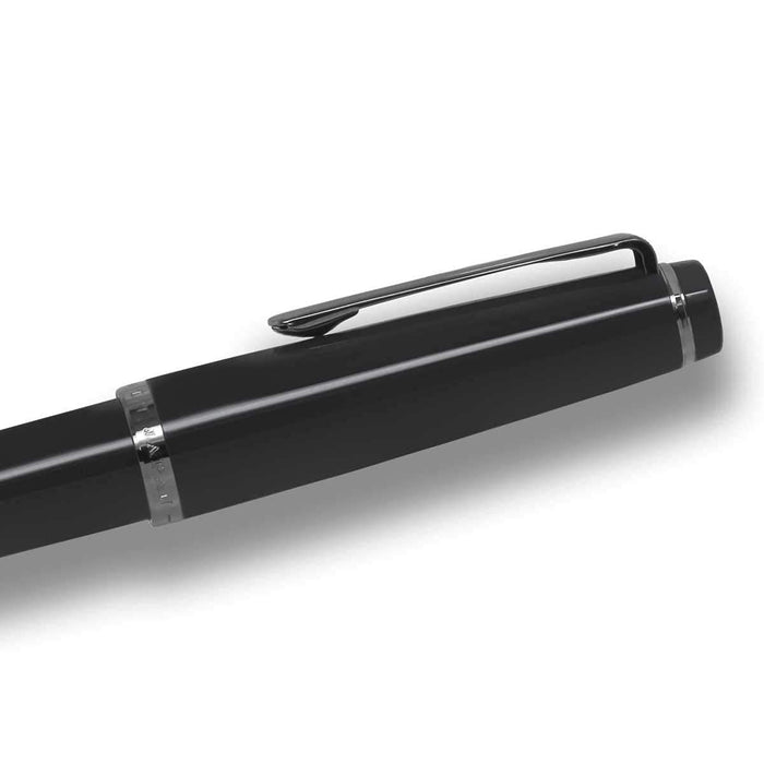 Sailor Fountain Pen Recle All Black Medium Fine - Classic Writing Tool 12-0332-320