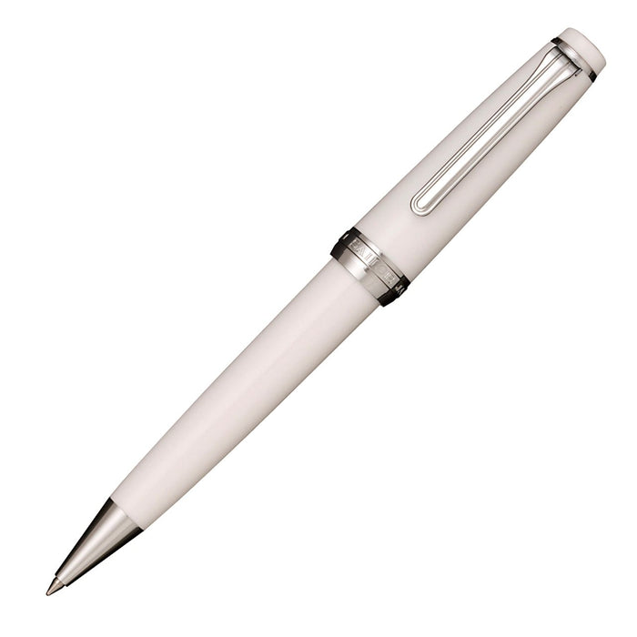 Sailor Professional Gear Slim White Fountain Pen Oil-Based 16-0707-210 Model