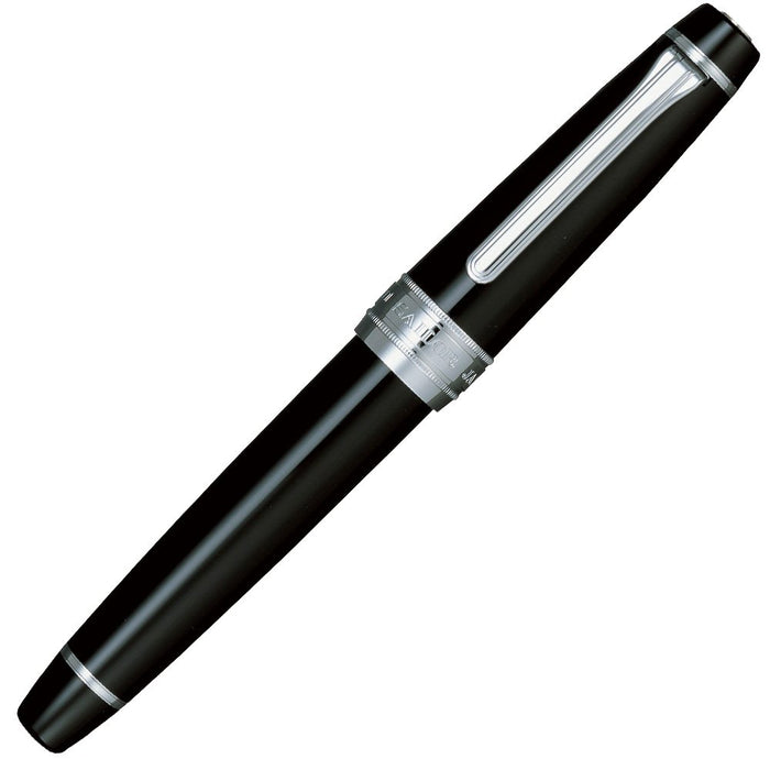 Sailor Professional Gear Silver Kop 21K M Medium Point Fountain Pen Black Ct Model