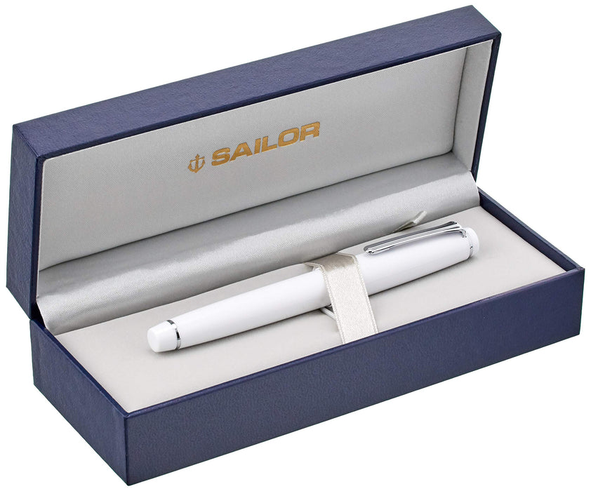 Sailor Professional Gear 细长钢笔粗体银白色 11-1222-610