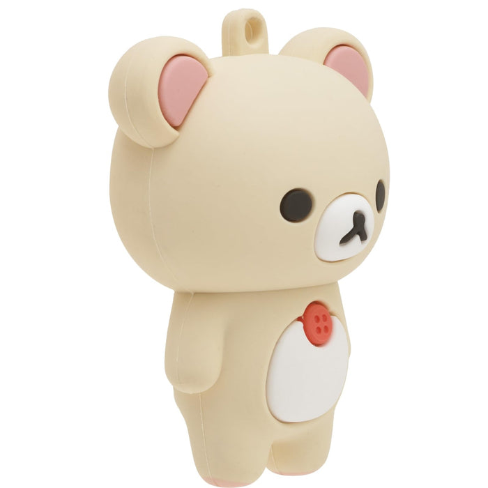 San-X Korilakkuma 鬆弛熊吉祥物鑰匙圈 154x42x30mm 尺寸